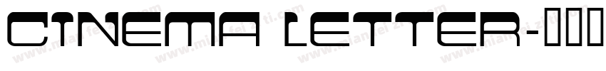 Cinema Letter字体转换
